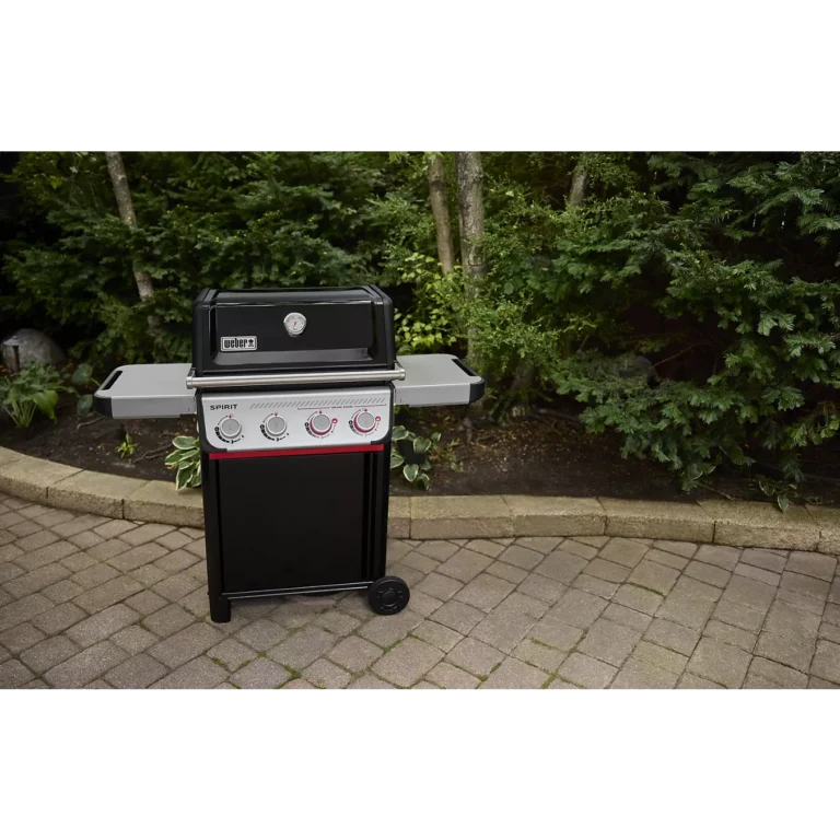 Barbecue gaz WEBER Spirit E-425 mix black grill et plancha
