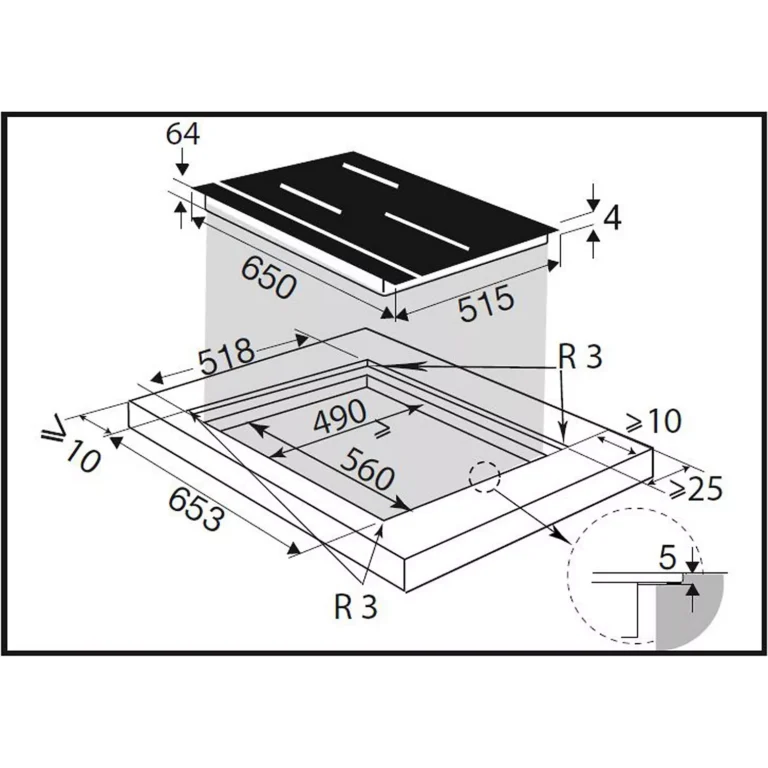 Plaque induction DE DIETRICH DPI7535B