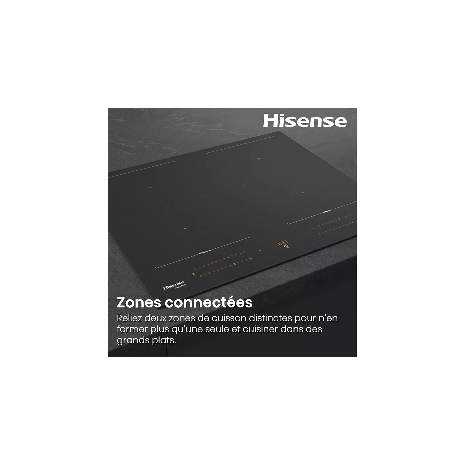 Plaque induction HISENSE HI6443SRWF InfiniteMattGlass - Image 5