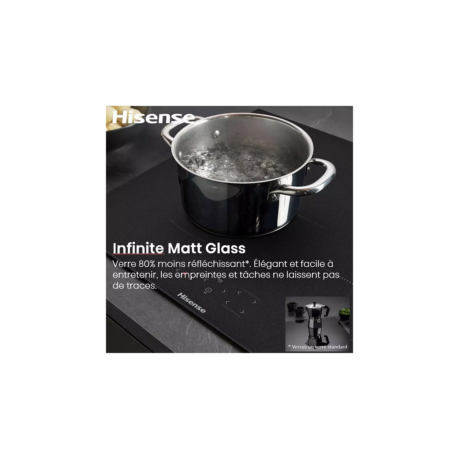 Plaque induction HISENSE HI6443SRWF InfiniteMattGlass - Image 7