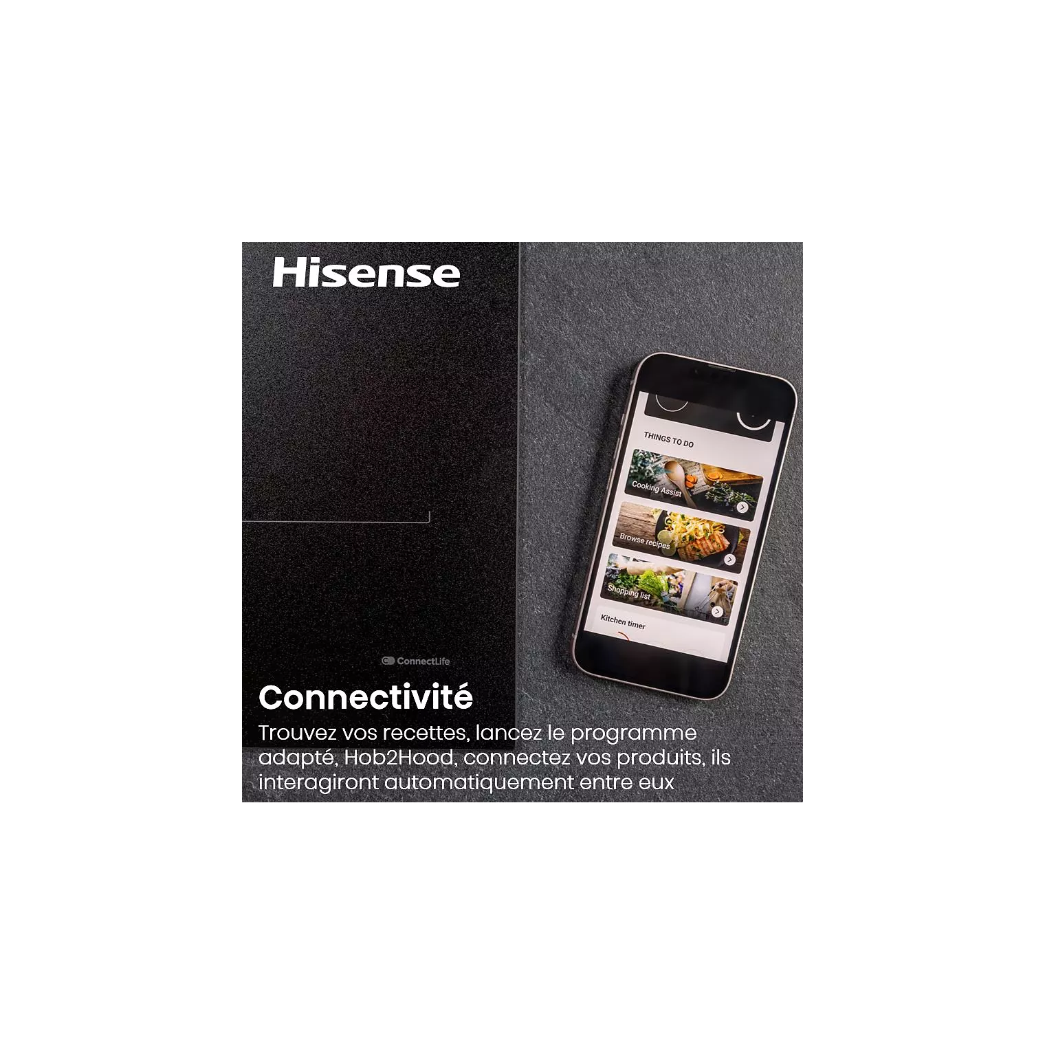 Plaque induction HISENSE HI6443SRWF InfiniteMattGlass - Image 3