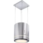 Hotte décorative îlot KLARSTEIN Tron Ambience îlot Ø38cm 540m³/h inox