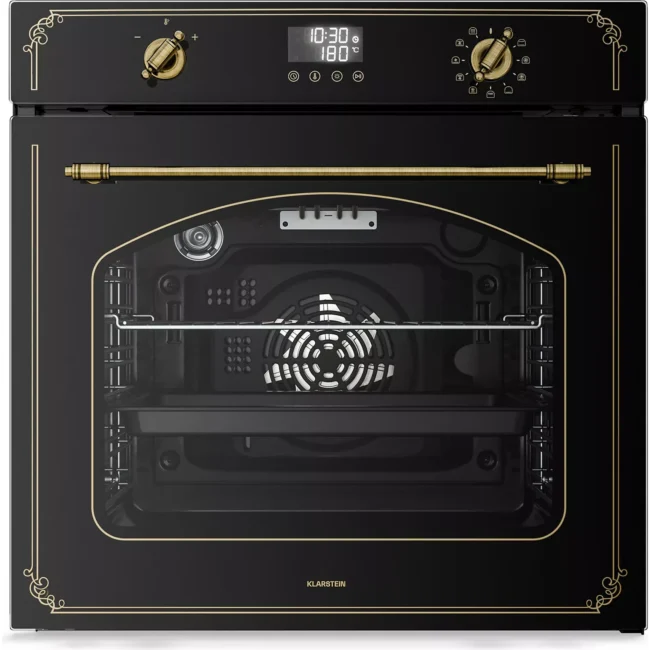 Four encastrable KLARSTEIN 60 cm pyrolyse 3150W 76L Noir Victoria
