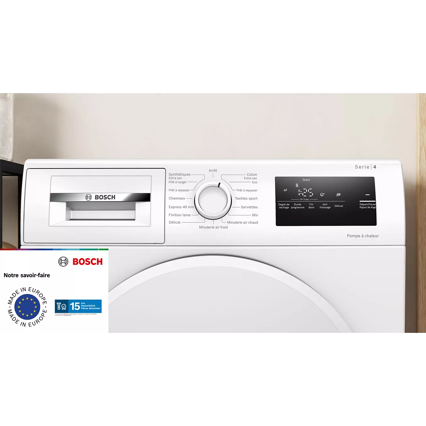 Sèche linge pompe à chaleur BOSCH WQH245ABFR - Image 13