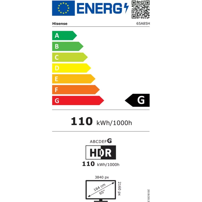 TV OLED HISENSE 65A85H