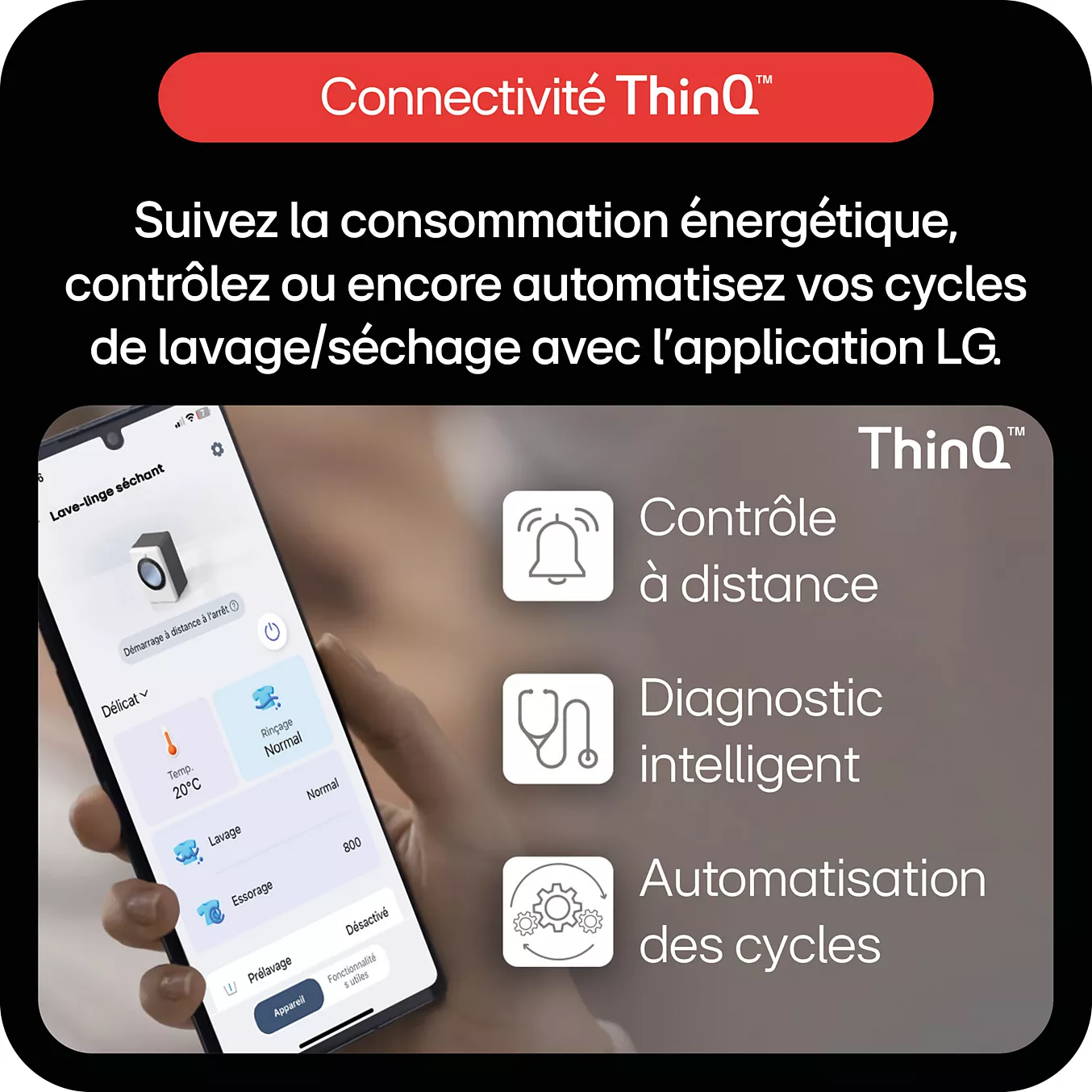 Lave linge séchant hublot LG F964X71WSTA – Image 9