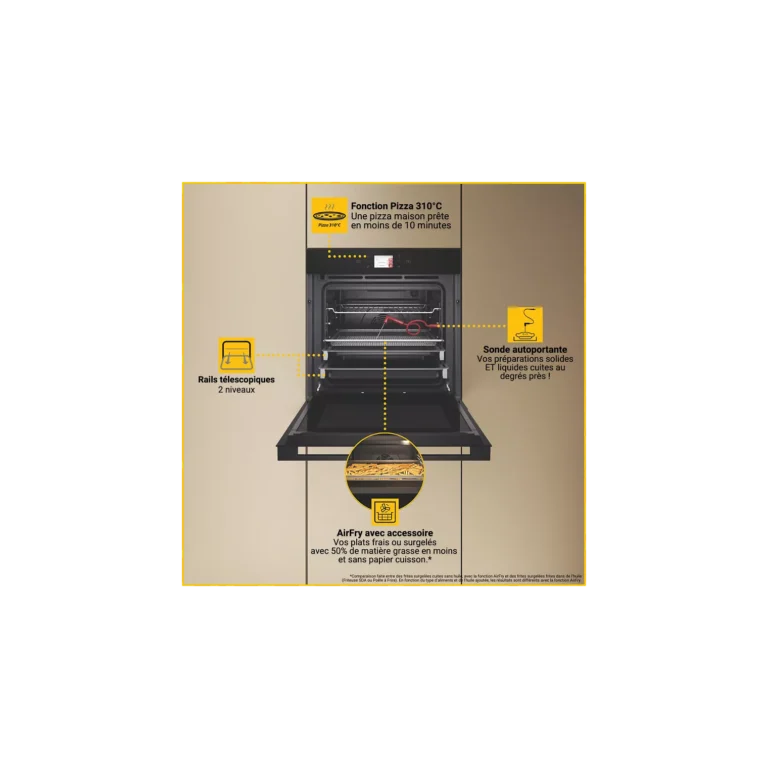 Four encastrable WHIRLPOOL WOI9A8FPT2SBAF