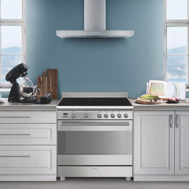 Piano de cuisson vitrocéramique SMEG SCD91CMX9 Vitro