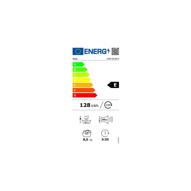 Sèche linge pompe à chaleur HAIER HD80-E929E-S