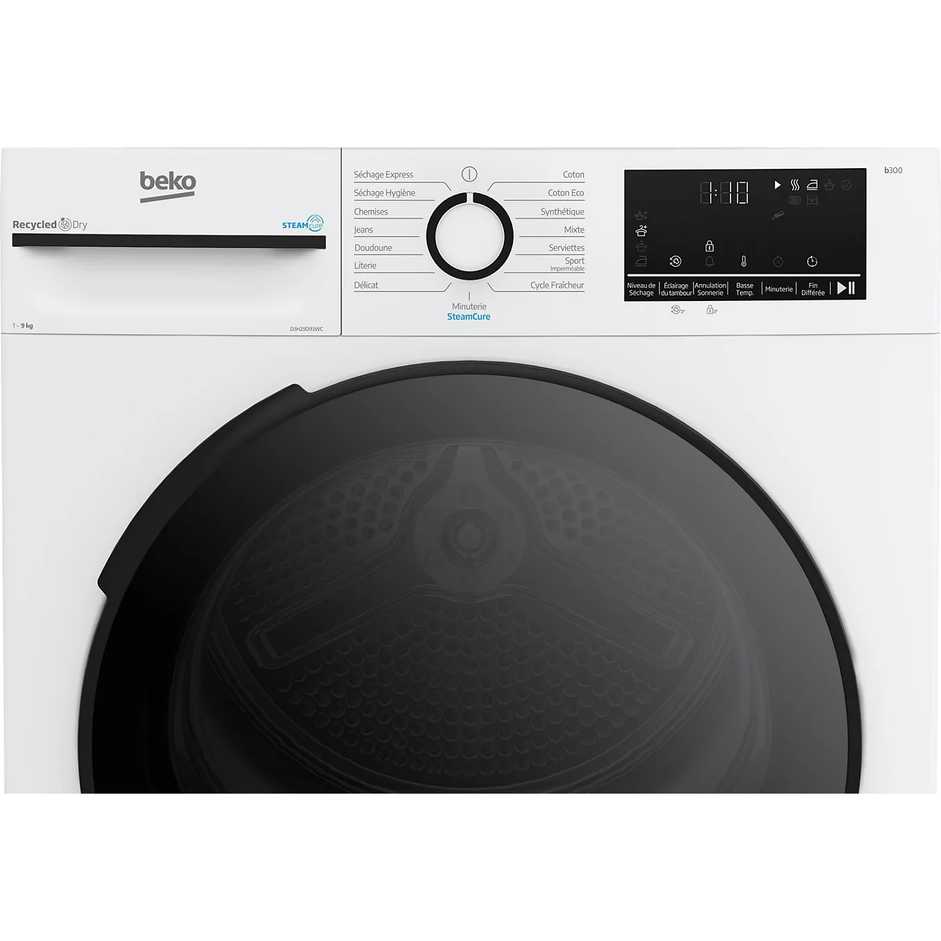 Sèche linge pompe à chaleur BEKO D3H29D93WC – Image 6