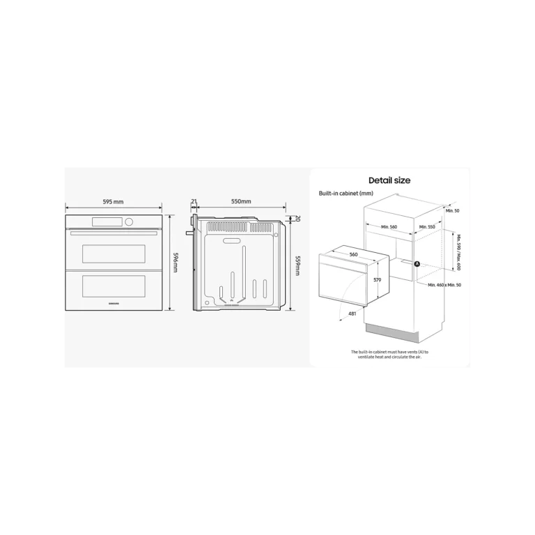 Four encastrable SAMSUNG NV7B4030YCK