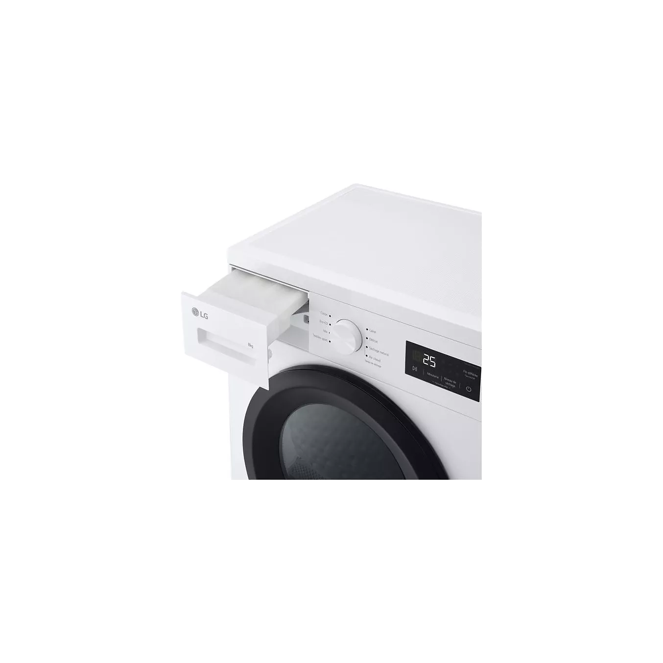 Sèche linge pompe à chaleur LG RH8N15WH – Image 5