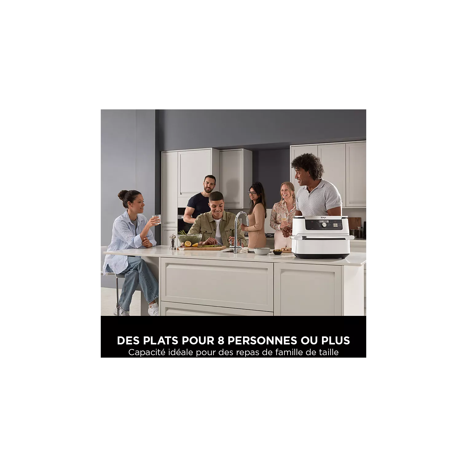 Friteuse sans huile NINJA Foodi flex 10.4L AF500EUWH – Image 7
