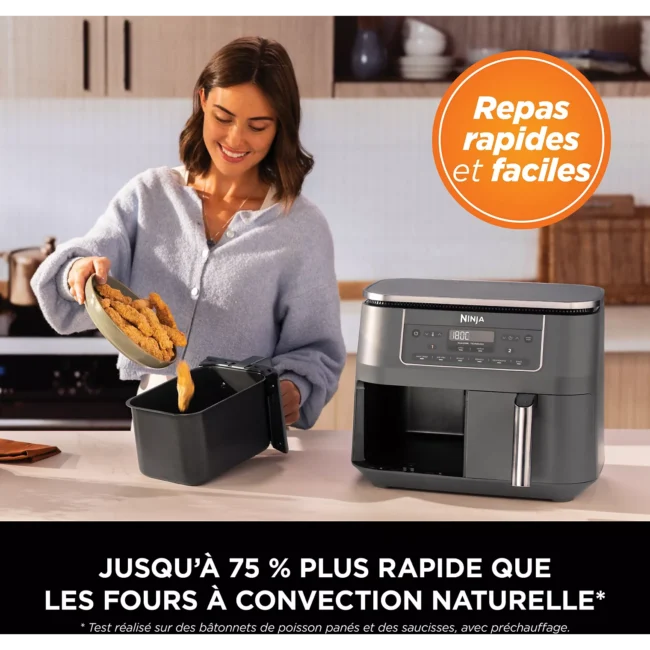 Friteuse sans huile NINJA Airfryer Foodi Dual Zone DZ300EU