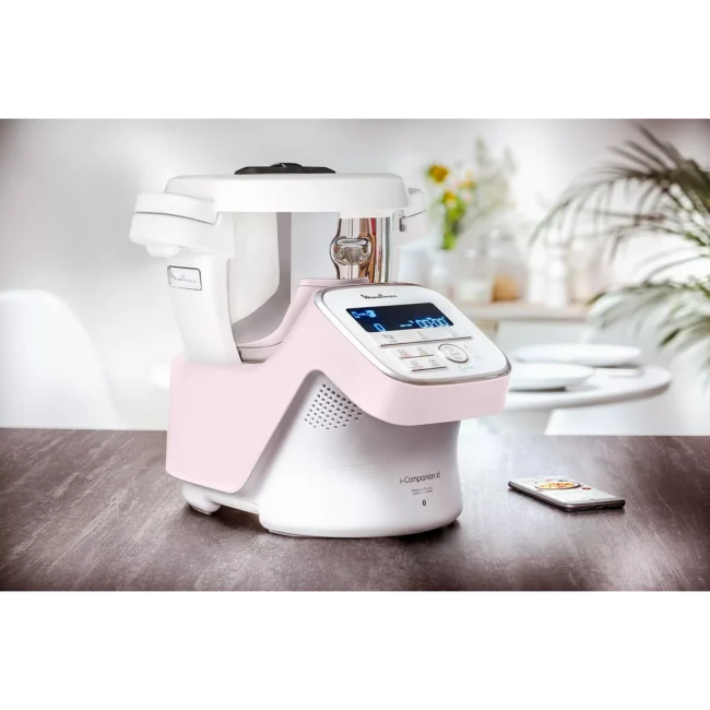 Robot cuiseur MOULINEX connect I-Companion XL Rose HF90E700
