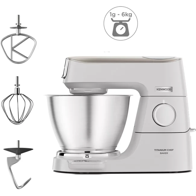 Robot pâtissier KENWOOD KVC65.009WH Titanium Chef Baker