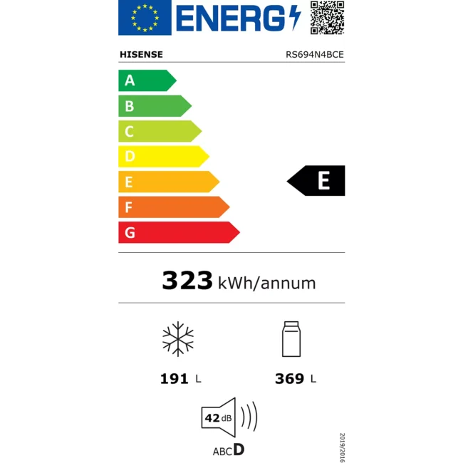 Réfrigérateur Américain HISENSE RS694N4BCE