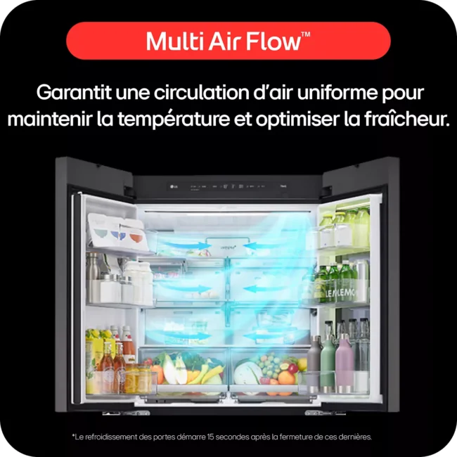Réfrigérateur Américain LG GSLC40PYFE