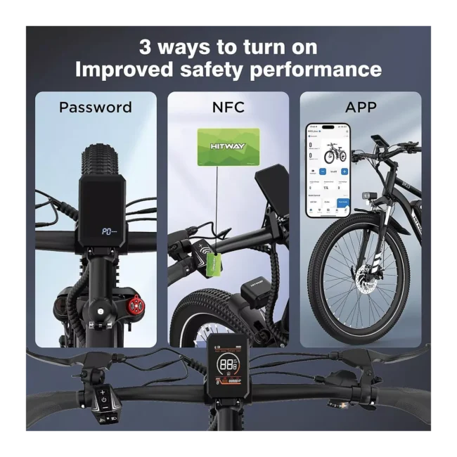 Vélo électrique HITWAY 29 Pouces VAE 48V15,6Ah 7 Vitesses